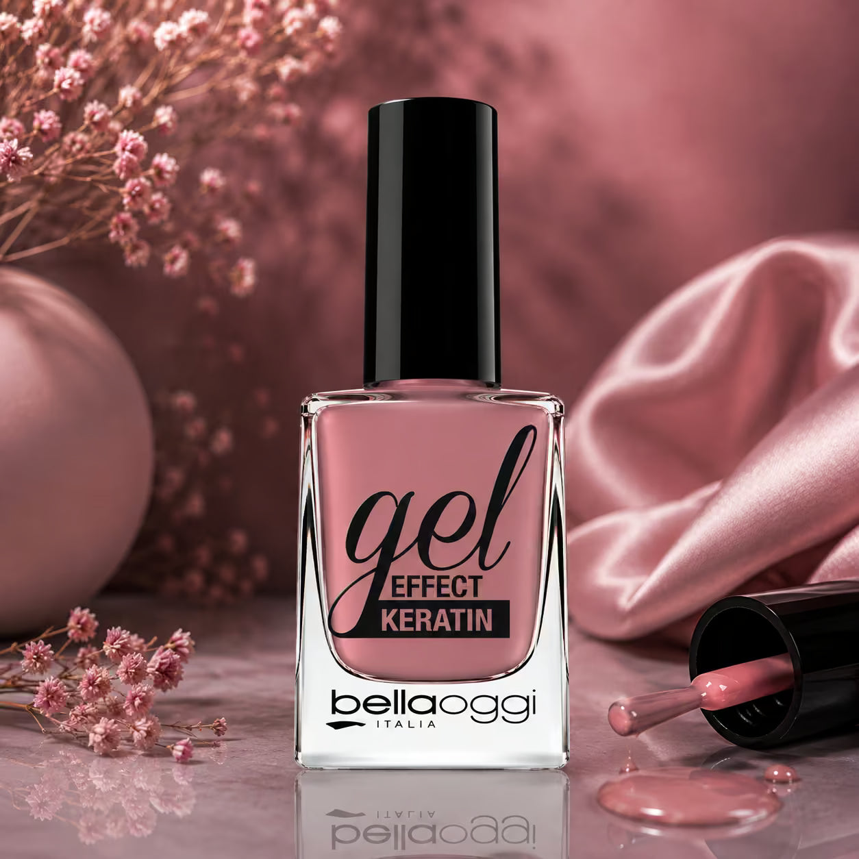 BELLAOGGI GEL EFFECT KERATIN - Smalti Unghie Effetto Gel 10 ml