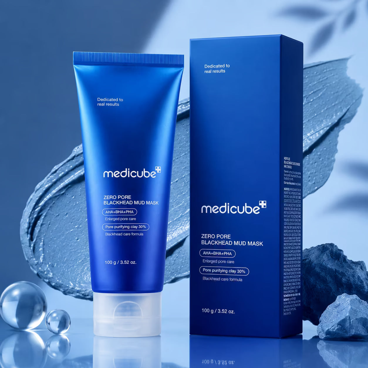 MEDICUBE ZERO PORE BLACKHEAD MUD MASK - Maschera Zero Punti Neri All'Argilla 100g