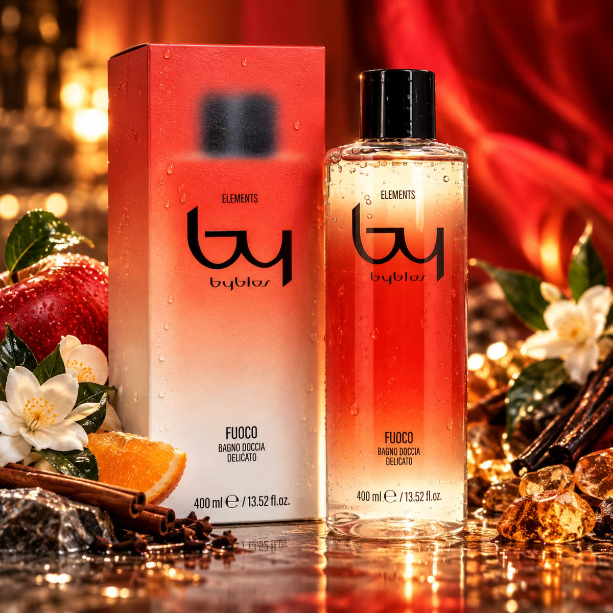 BY BYBLOS ELEMENTS FUOCO – Bagno Doccia Delicato Profumato 400ml