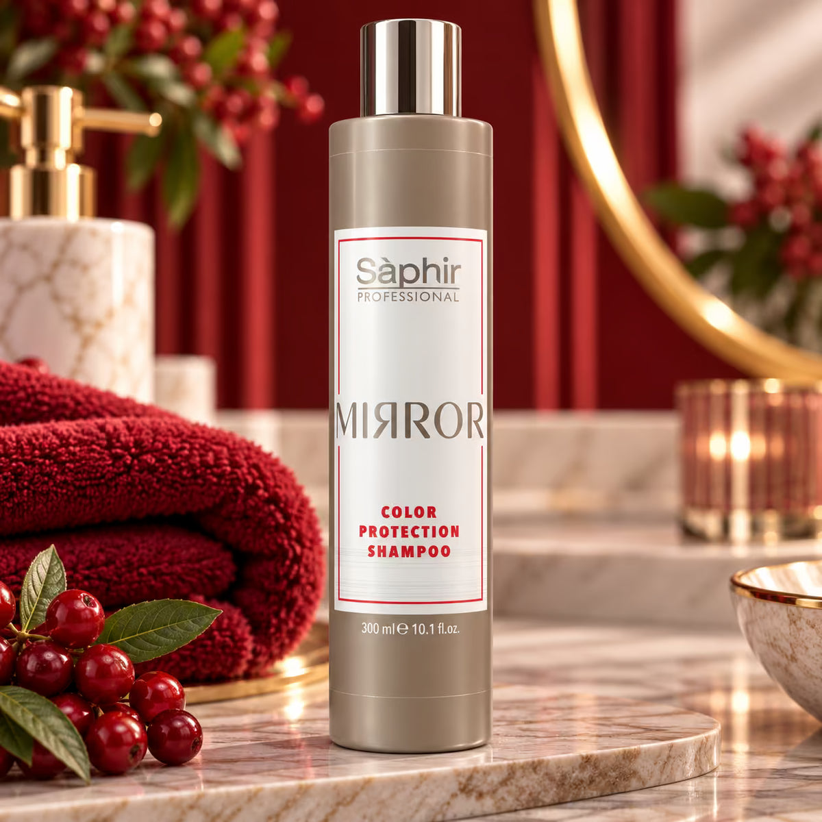 SÁPHIR PROFESSIONAL MIRROR COLOR PROTECTION SHAMPOO - Shampoo Protettivo per Capelli Colorati 300 ml / 1000 ml