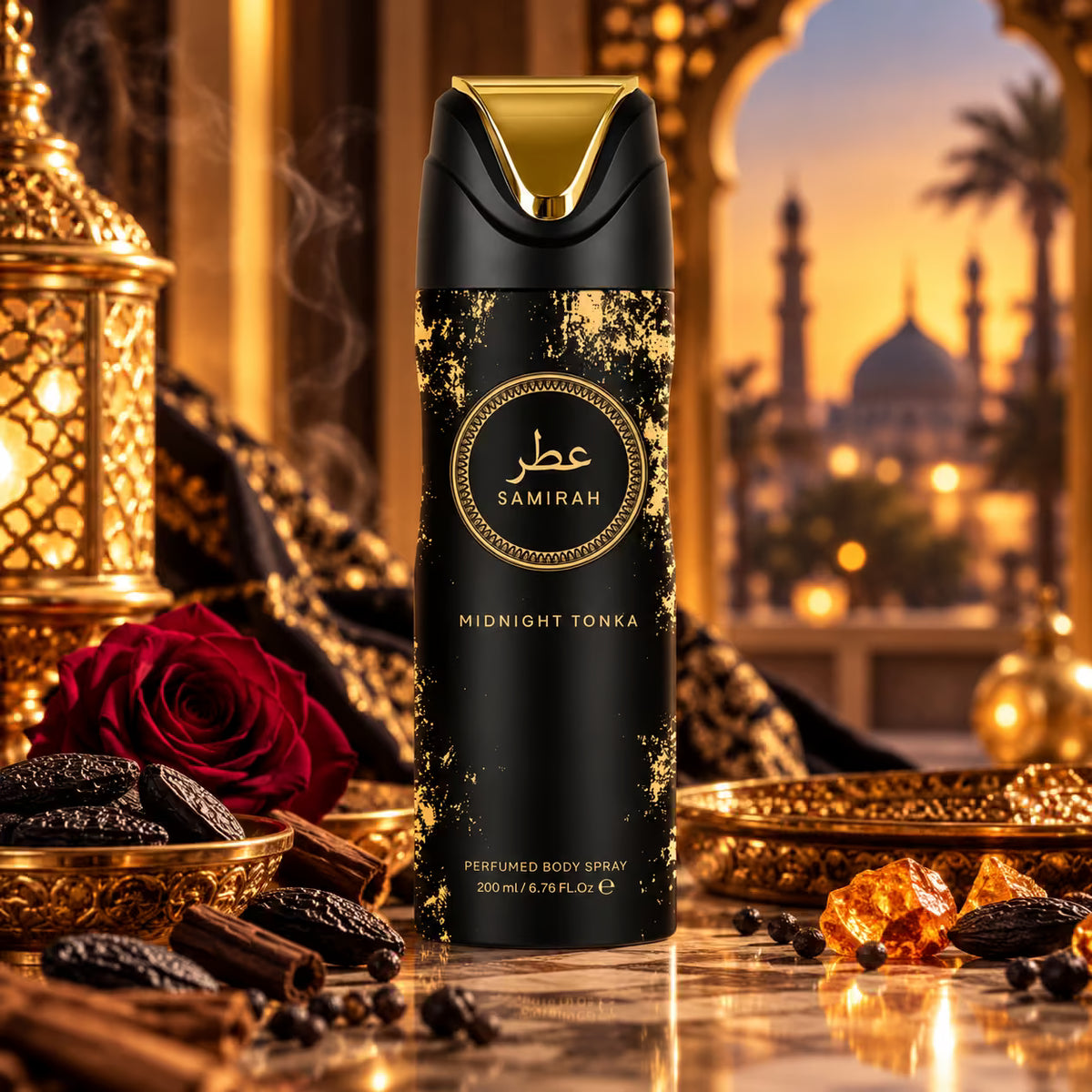 SAMIRAH MIDNIGHT TONKA - Perfumed Body Spray 200ml