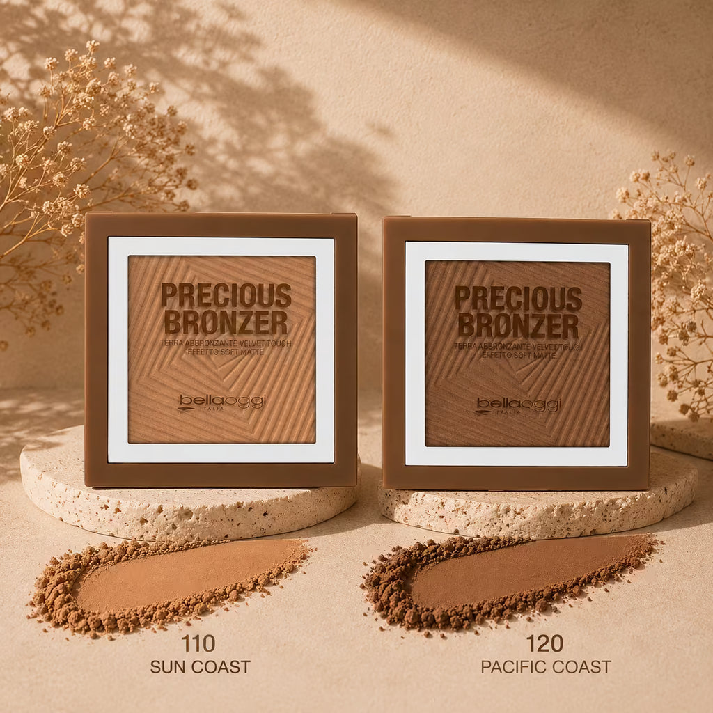 BELLAOGGI PRECIOUS BRONZER - Terra Abbronzante Velvet Touch Effetto Soft Matte 9g