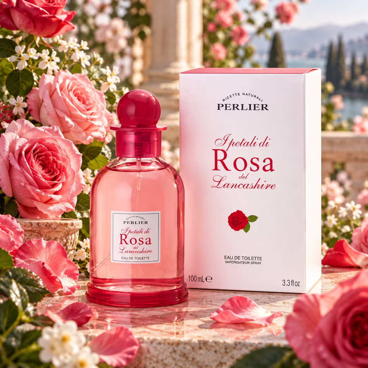PERLIER I PETALI DI ROSA DEL LANCASHIRE EAU DE TOILETTE 100ml