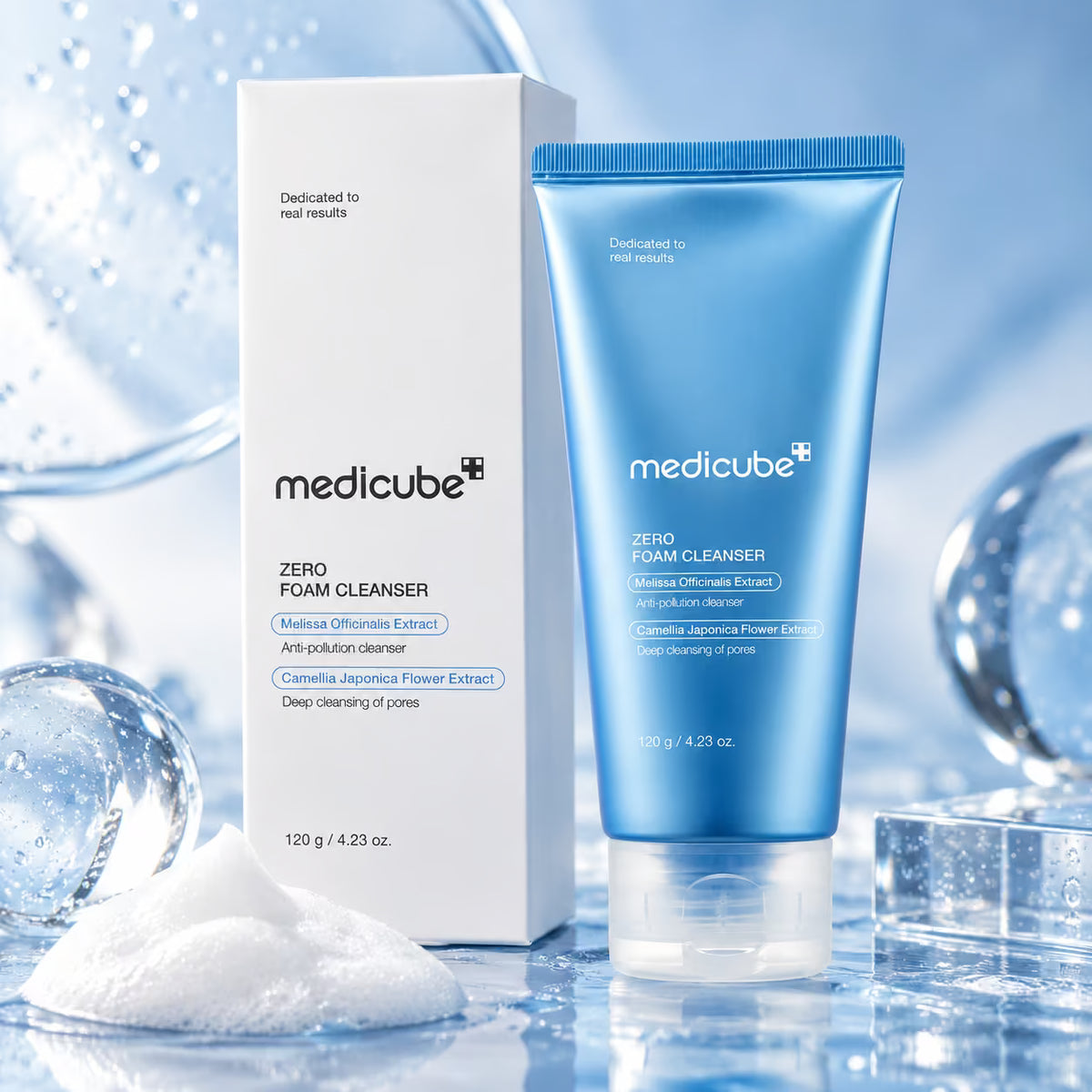 MEDICUBE ZERO FOAM CLEANSER - Detergente Viso Purificante 120g