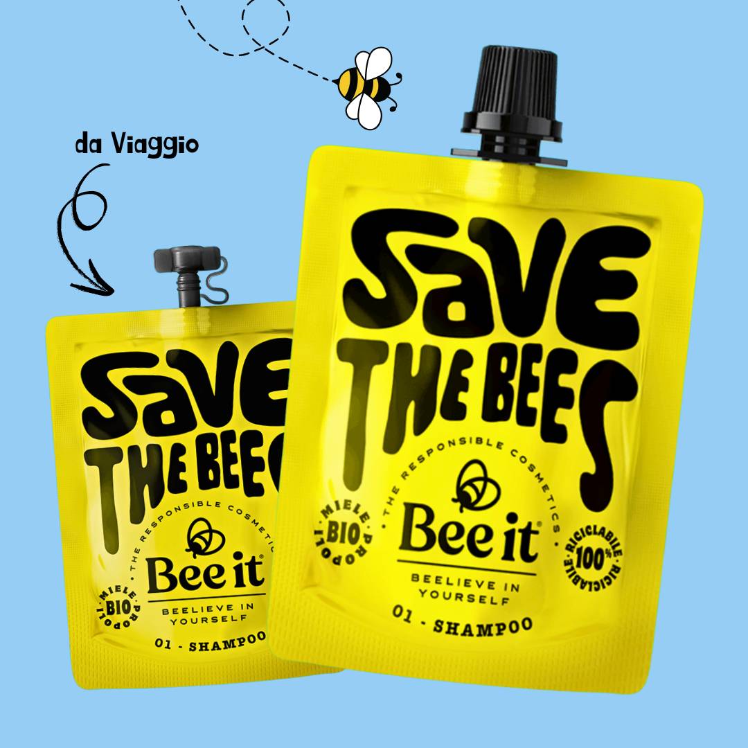 SAVE THE BEES - SHAMPOO NUTRIENTE con propoli e miele biologico