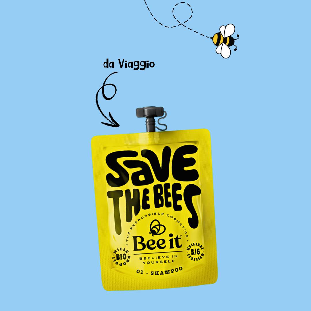 SAVE THE BEES - SHAMPOO NUTRIENTE con propoli e miele biologico