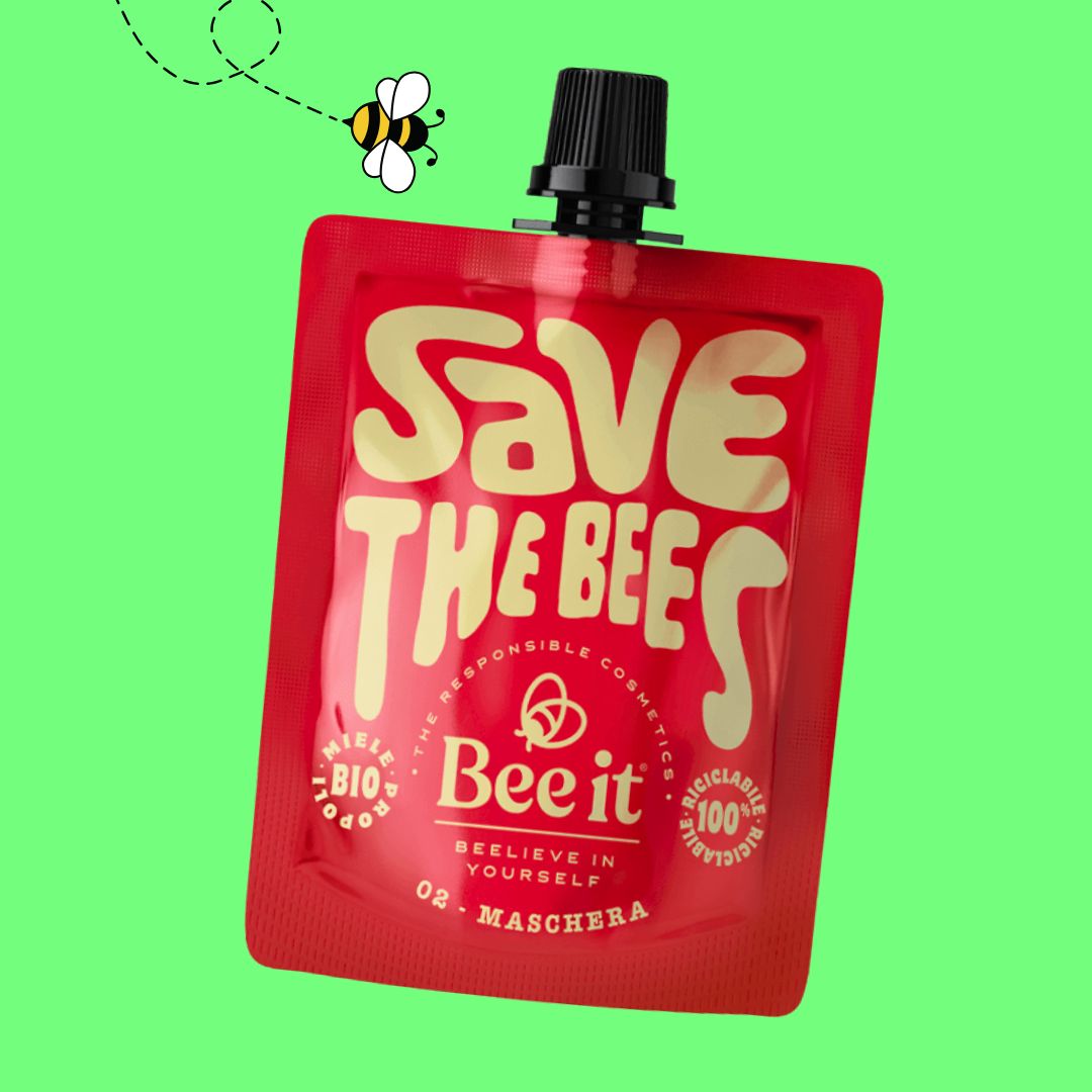SAVE THE BEES - MASCHERA CAPELLI RISTRUTTURANTE con propoli e miele biologico