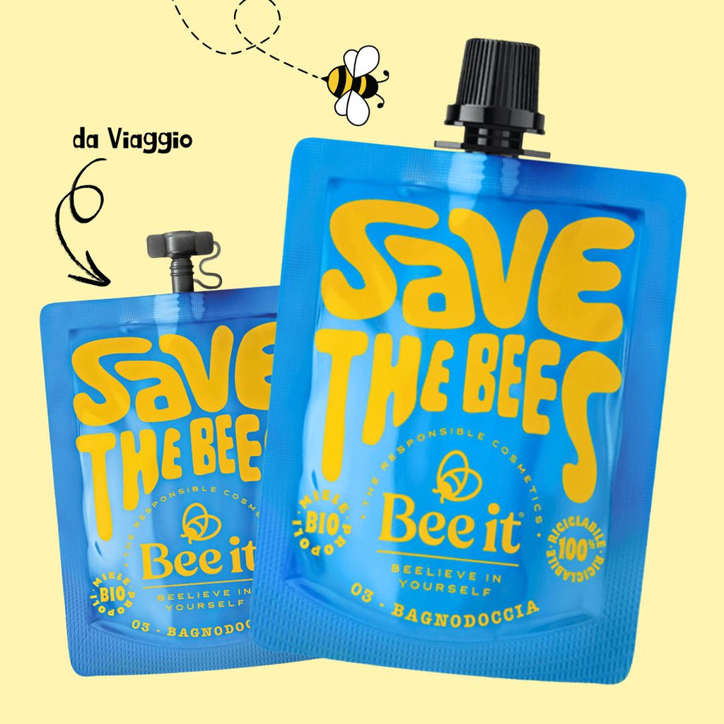 SAVE THE BEES - BAGNODOCCIA RIGENERANTE con propoli e miele biologico