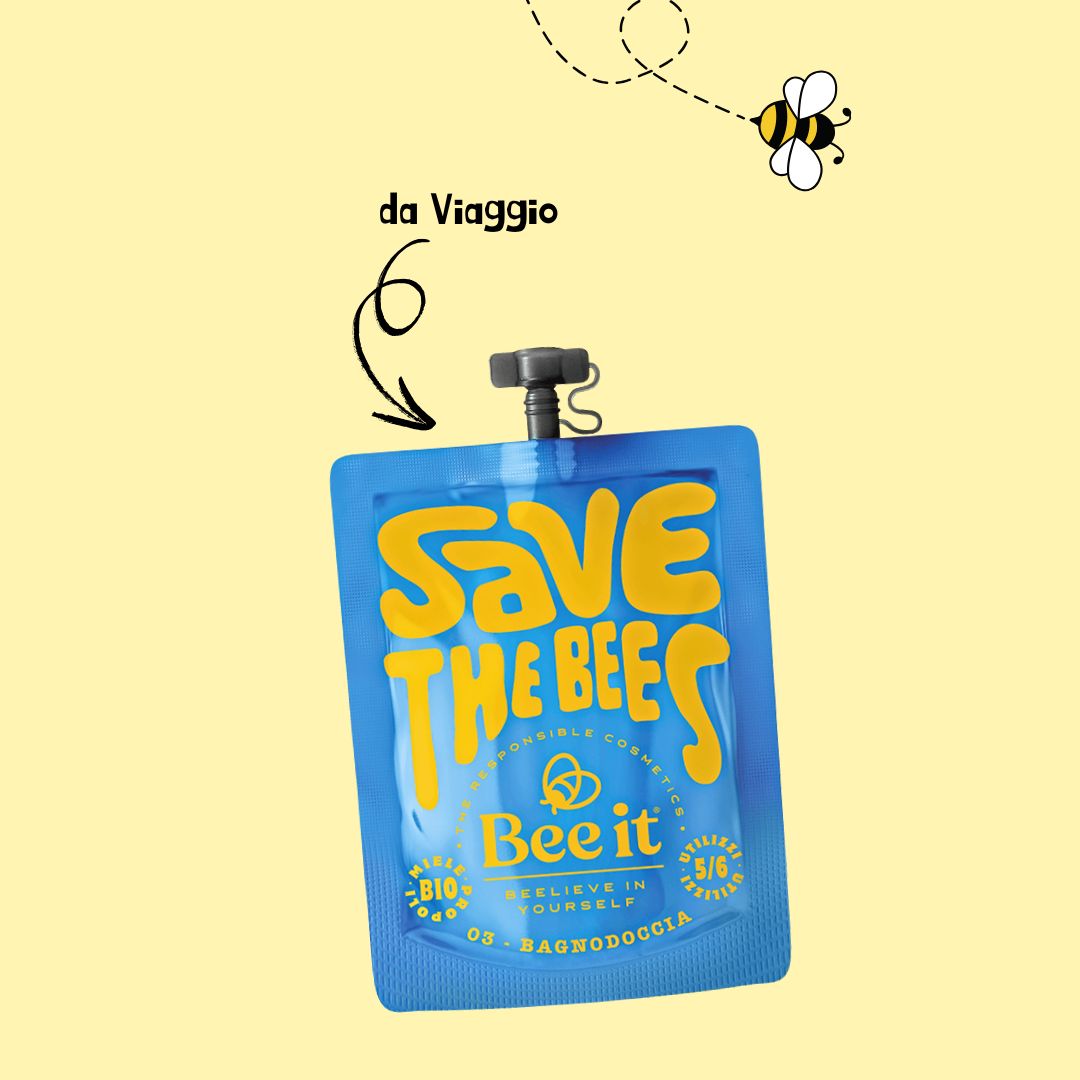 SAVE THE BEES - BAGNODOCCIA RIGENERANTE con propoli e miele biologico