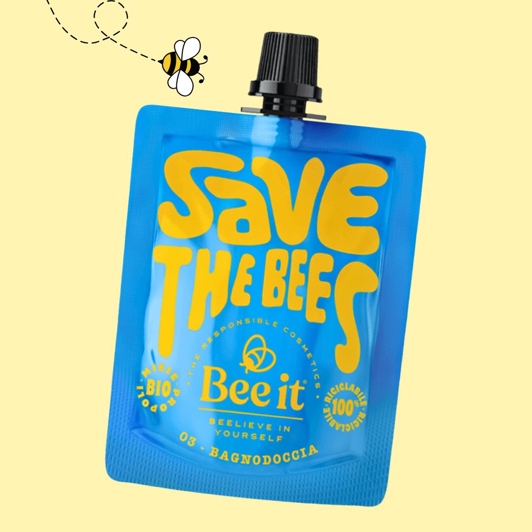 SAVE THE BEES - BAGNODOCCIA RIGENERANTE con propoli e miele biologico