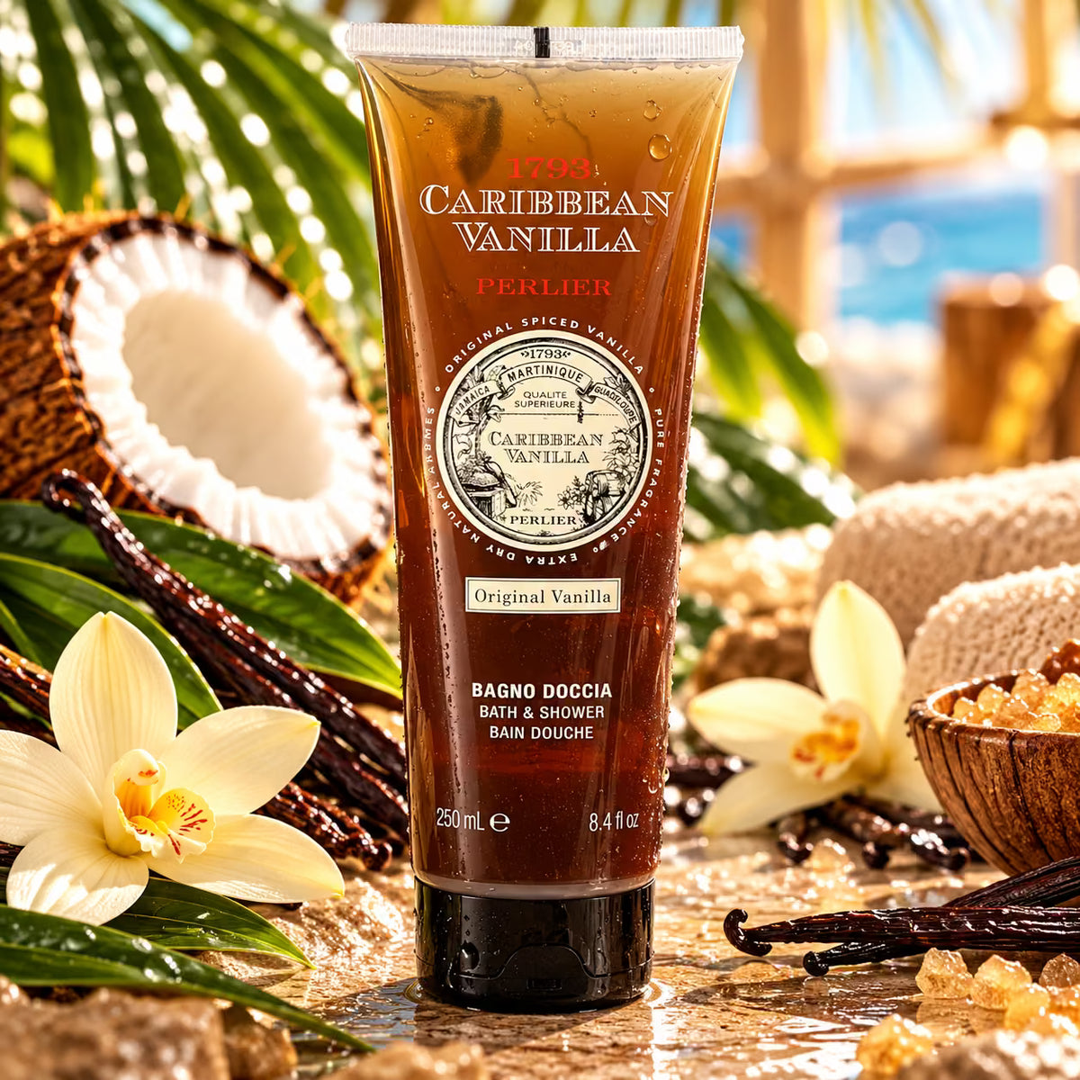 PERLIER 1793 CARRIBEAN VANILLA BAGNO DOCCIA 250ml