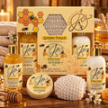 LE FATE DI JO GOLDEN TOUCH GIFT SET - Gel Doccia 200ml + Lozione Corpo 200ml + Sali Da Bagno 70g + Spugna Esfoliante