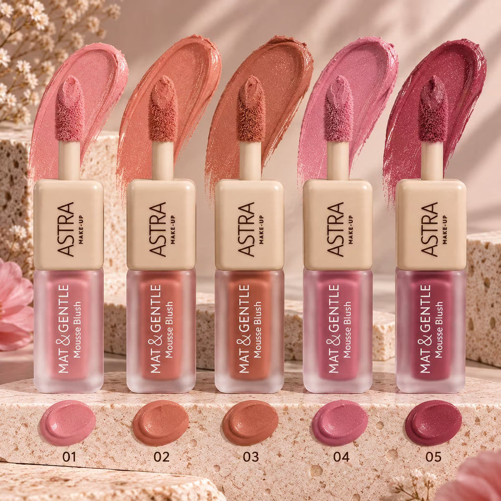 ASTRA MAT&GENTLE MOUSSE BLUSH - Blush Finish Mat Vellutato 3,5ml
