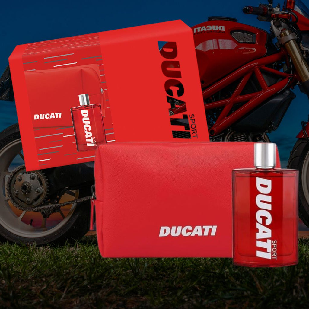 DUCATI SPORT Cofanetto Uomo | Eau de Toilette 100ml + Beauty Case Ufficiale