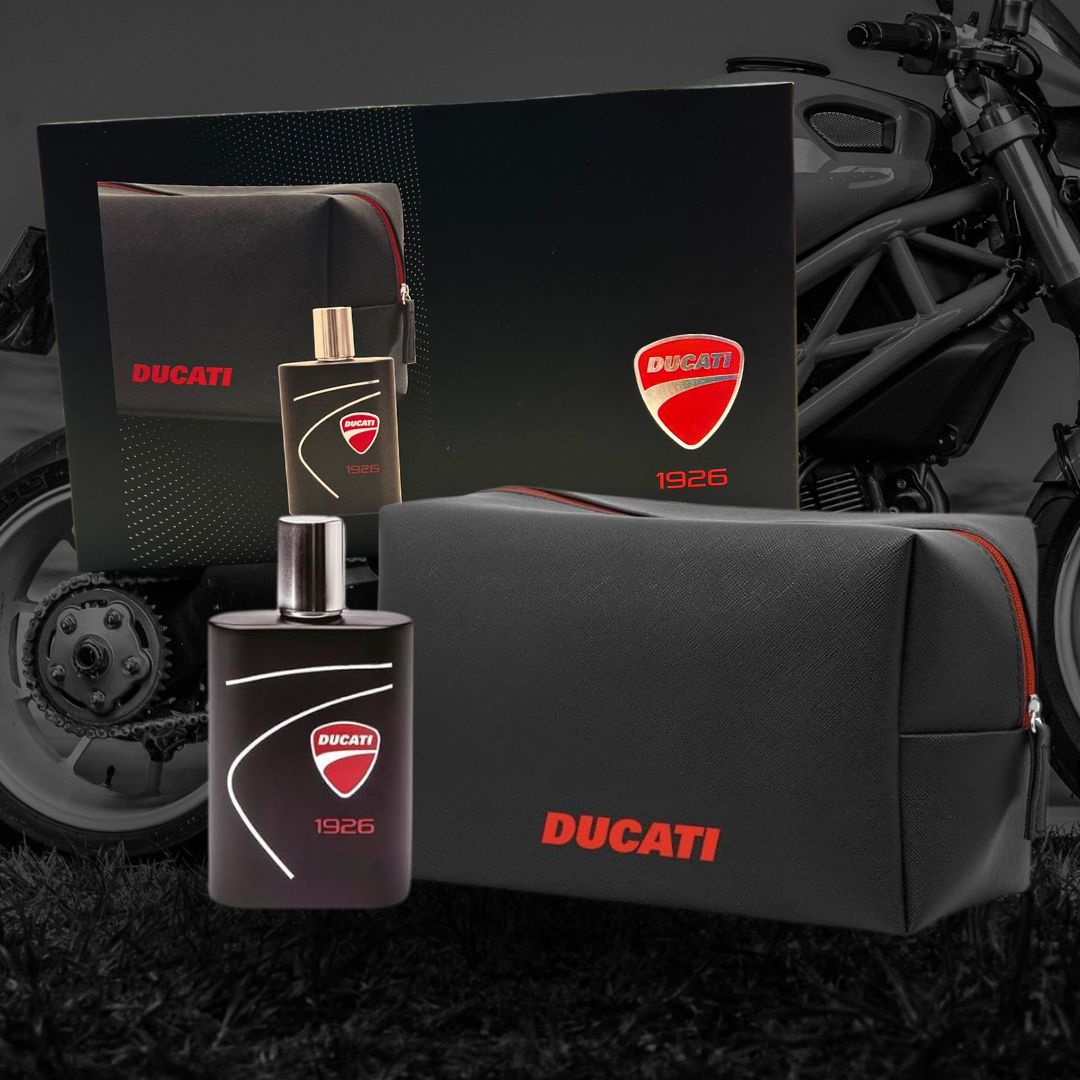 DUCATI 1926 Cofanetto Uomo | Eau de Toilette 100ml + Beauty Case Ufficiale