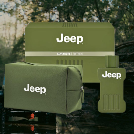JEEP ADVENTURE FOR MEN - Cofanetto Uomo | Eau de Toilette 100ml + Beauty Case Ufficiale