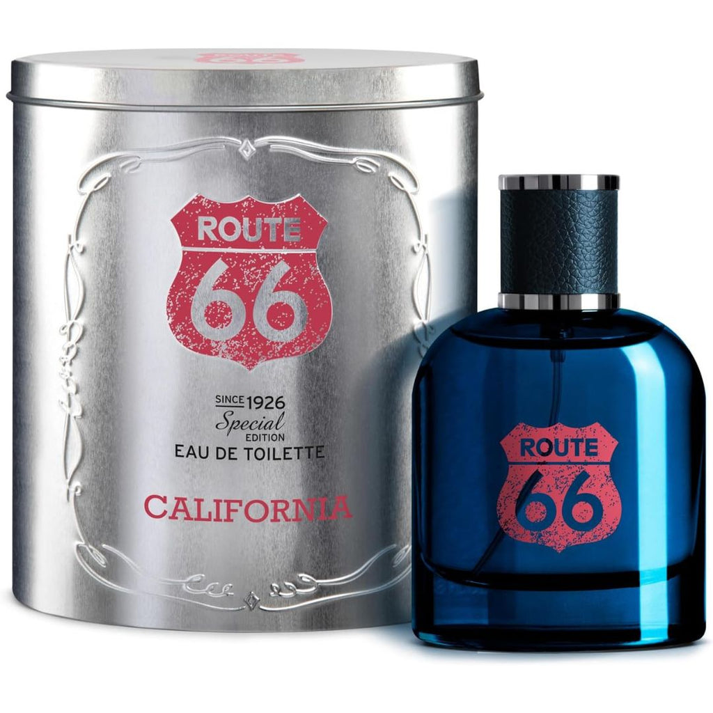 ROUTE 66 CALIFORNIA – Eau de Toilette Uomo 100ML con Scatola in Latta