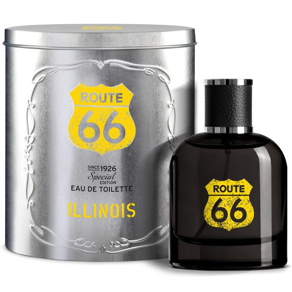 ROUTE 66 ILLINOIS – Eau de Toilette Uomo 100ML con Scatola in Latta