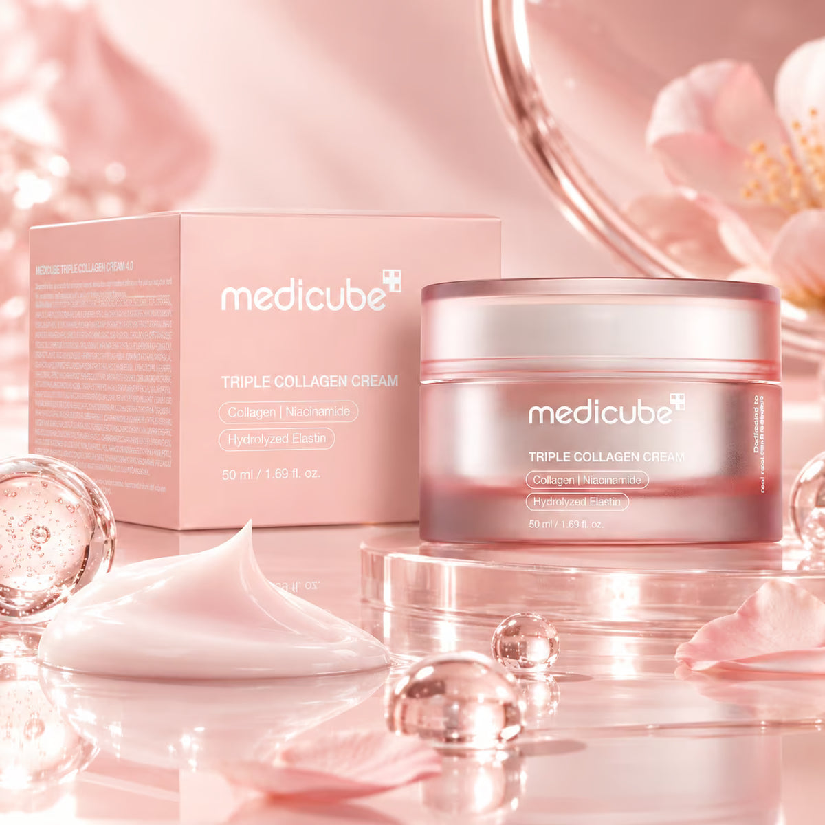 MEDICUBE TRIPLE COLLAGEN CREAM - Crema Viso Rimpolpante e Rassodante 50ml
