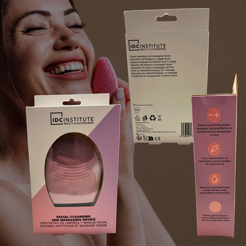 IDC INSTITUTE Facial Cleansing and Massaging Device – Dispositivo Pulizia e Massaggio Viso
