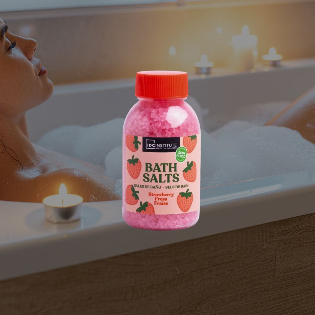 IDC INSTITUTE Bath Salts – Sali da Bagno Profumati: Cocco, Fragola e Mango