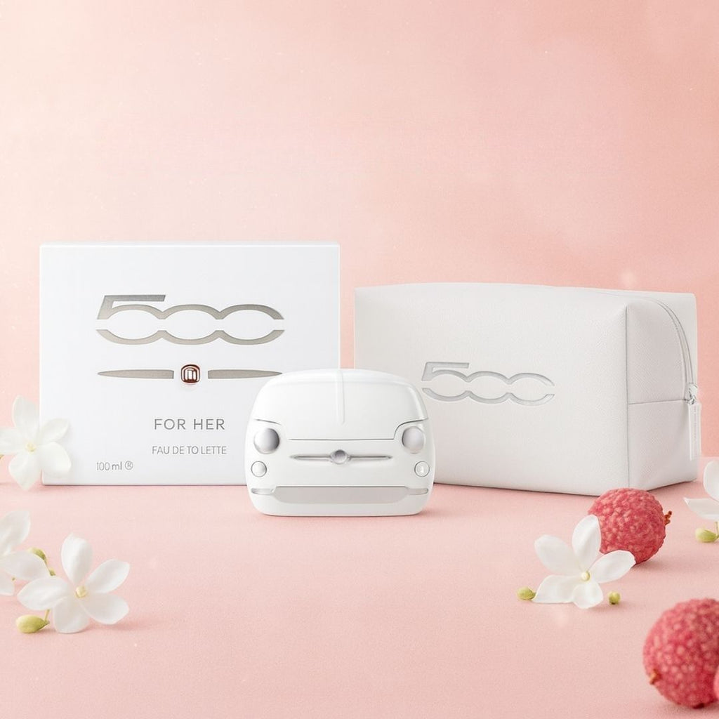 Fiat 500 For Her – SET Eau de Toilette Donna 50ml + Official Beauty Case