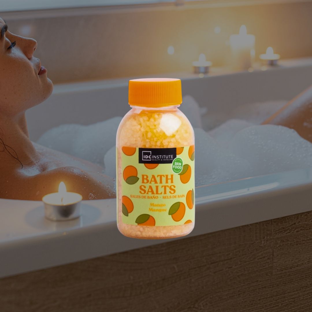 IDC INSTITUTE Bath Salts – Sali da Bagno Profumati: Cocco, Fragola e Mango