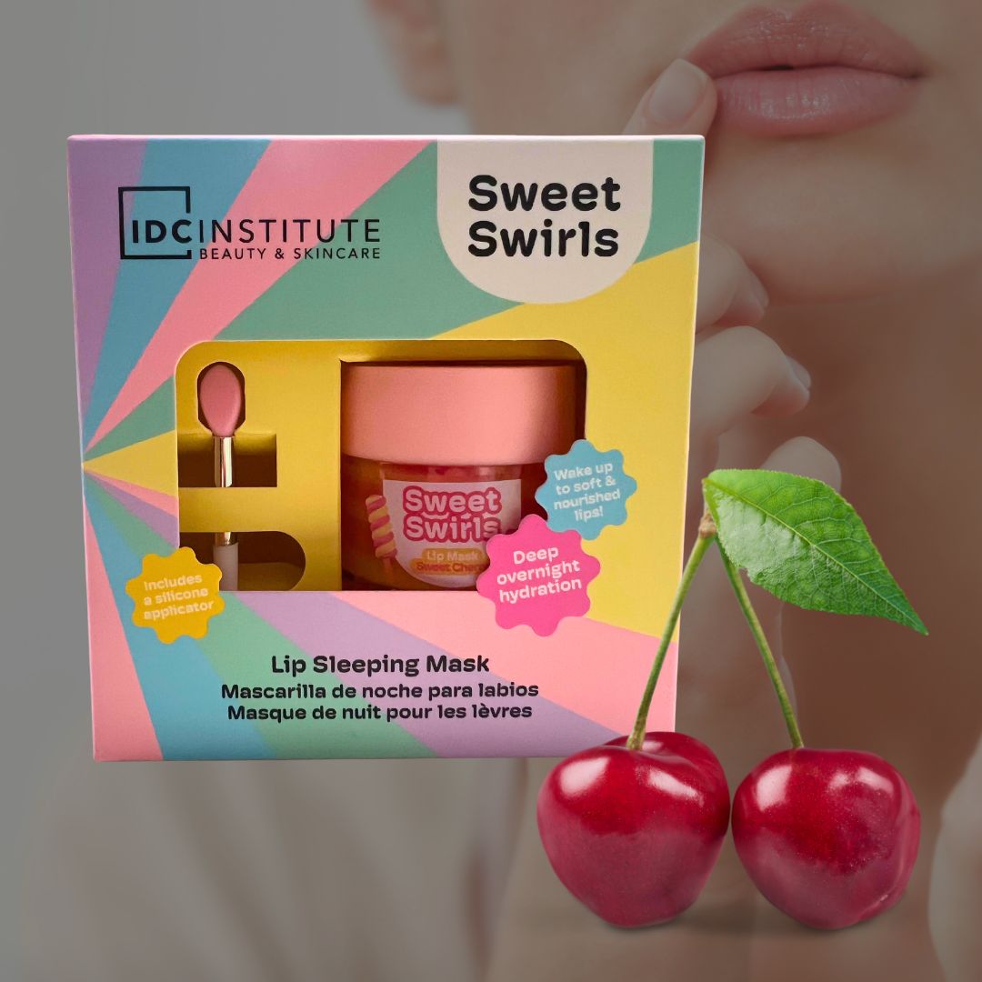 IDC INSTITUTE Lip Sleeping Mask - Maschera Labbra Notte Nutriente Cocco/Ciliegia