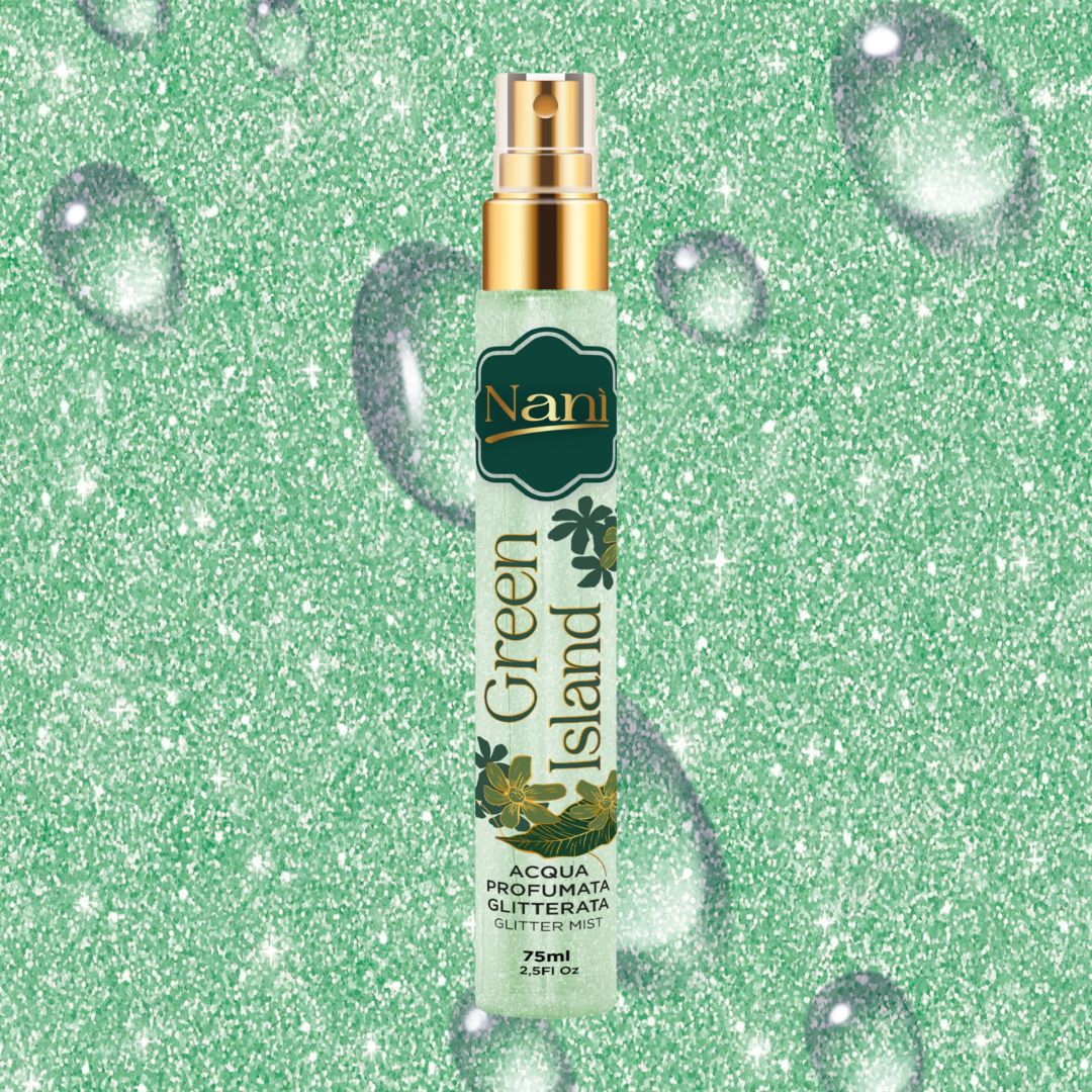 NANÌ GREEN ISLAND – Acqua Profumata Glitterata 75ml