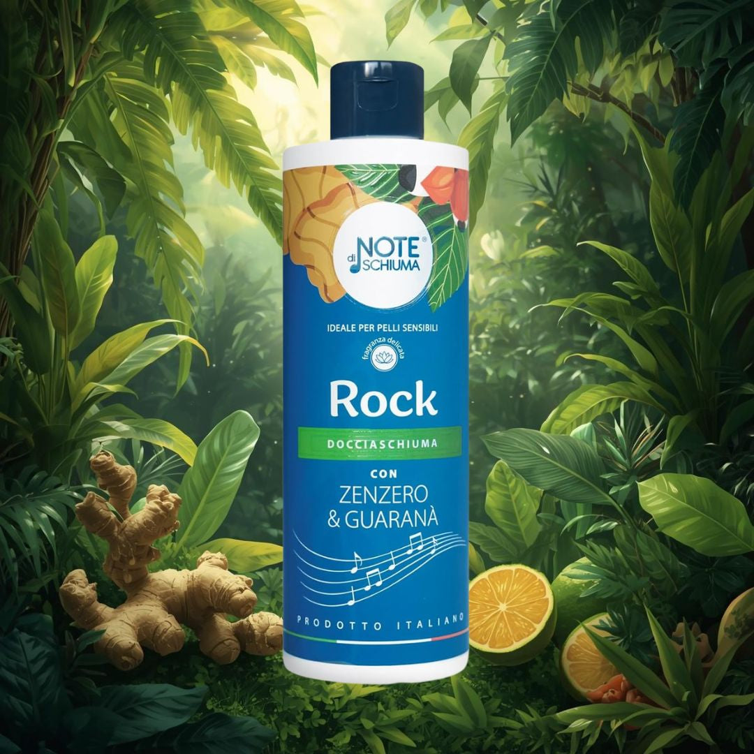 NOTE DI SCHIUMA ROCK – Docciaschiuma con zenzero & guaranà 400ml