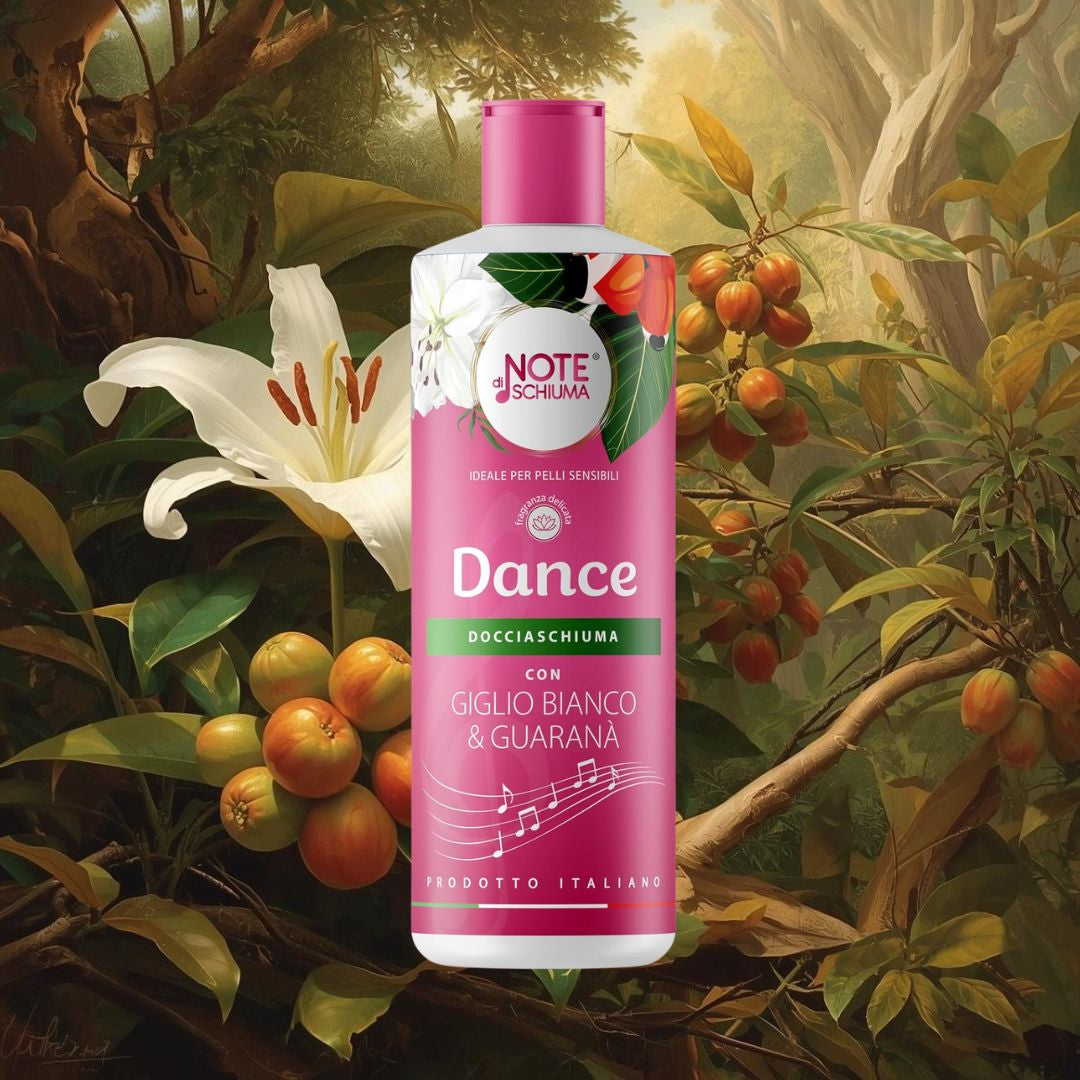 NOTE DI SCHIUMA DANCE – Docciaschiuma con giglio bianco e guaranà 400ml