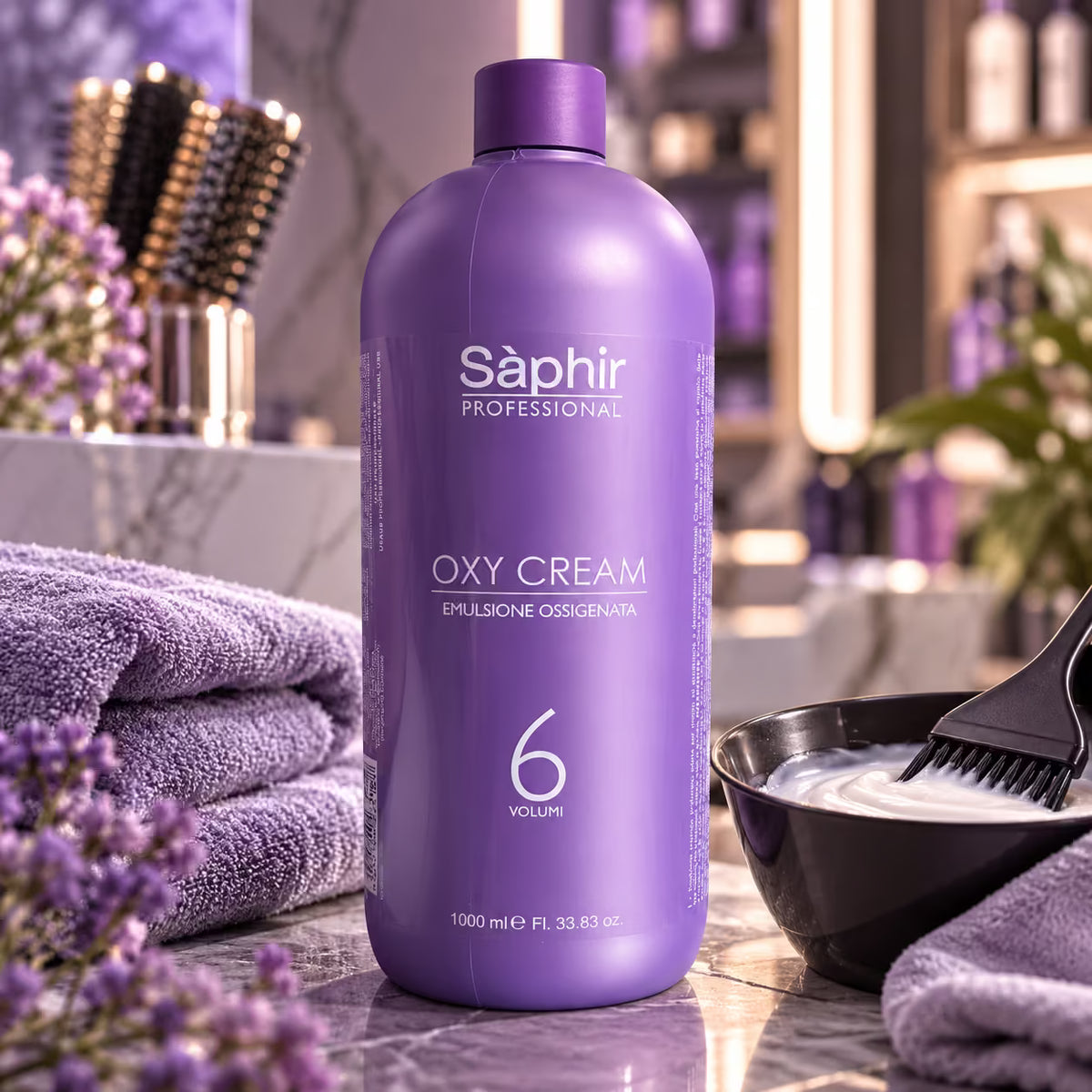 SÁPHIR PROFESSIONAL OXY CREAM 6 VOLUMI - Emulsione Ossidante Cremosa 1000 ml
