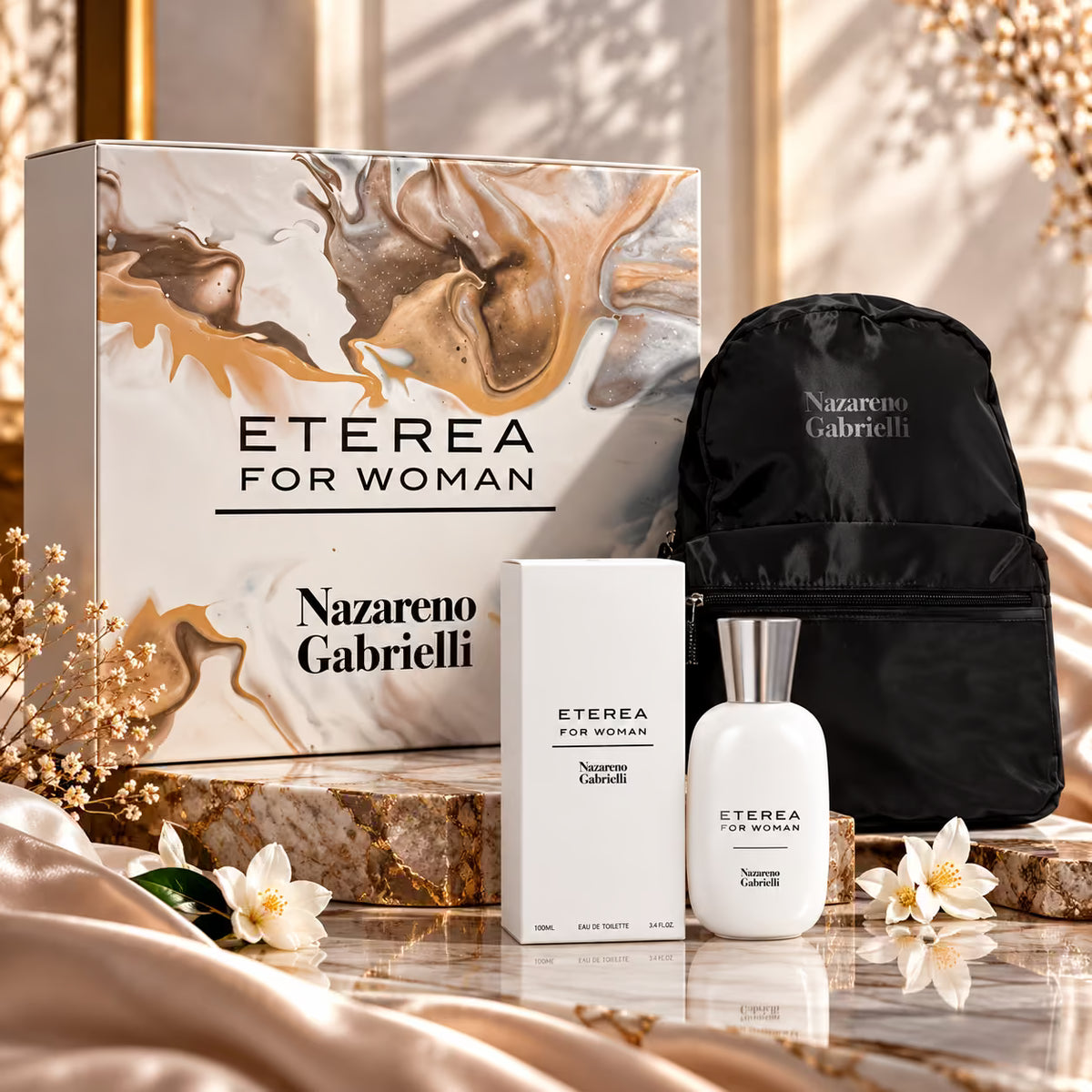 Nazareno Gabrielli COFANETTO ETEREA For Woman | Eau De Parfum 100ml + Zaino