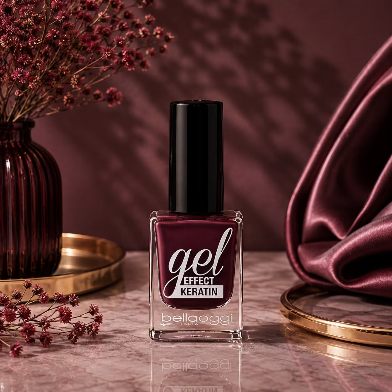 BELLAOGGI GEL EFFECT KERATIN - Smalti Unghie Effetto Gel 10 ml