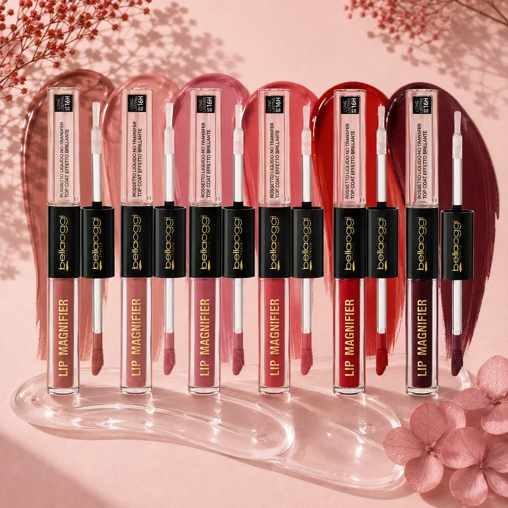 BELLAOGGI LIP MAGNIFIER - Rossetto Liquido Lunga Tenuta 2 step 1,2ml+1,5ml