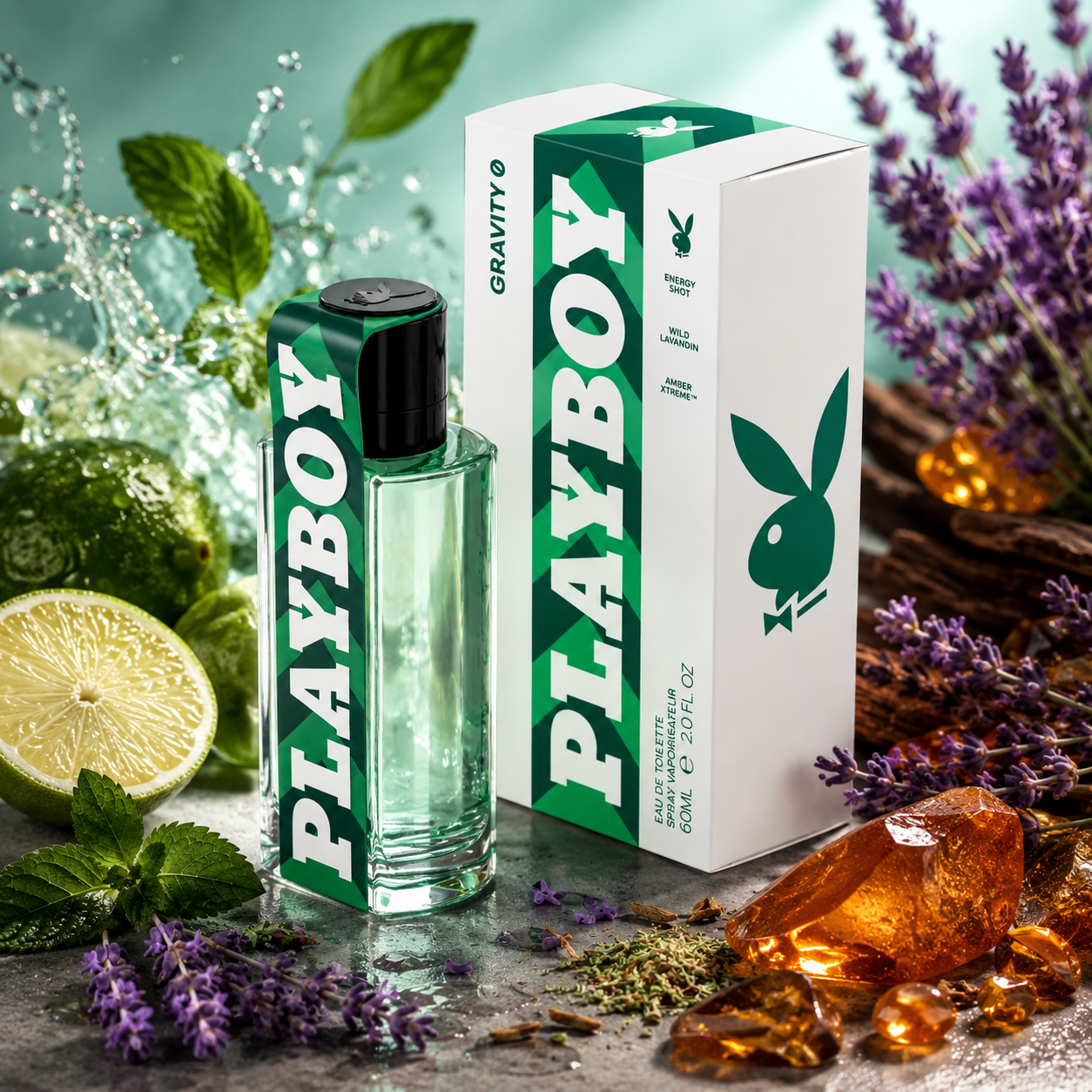 Playboy - EDT 60ML Profumo uomo GRAVITY+OMAGGIO