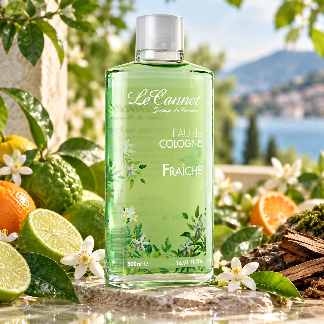 LE CANNET SENTEUR DE PROVENCE -  Eau de Cologne Fraîche 500ml
