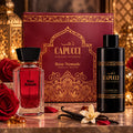 CAPUCCI PARFUM INTENSE VANILLA ELIXIR ROSE NOMADE COFANETTO - Parfum Intense 100 ml + Shower Gel 250 ml