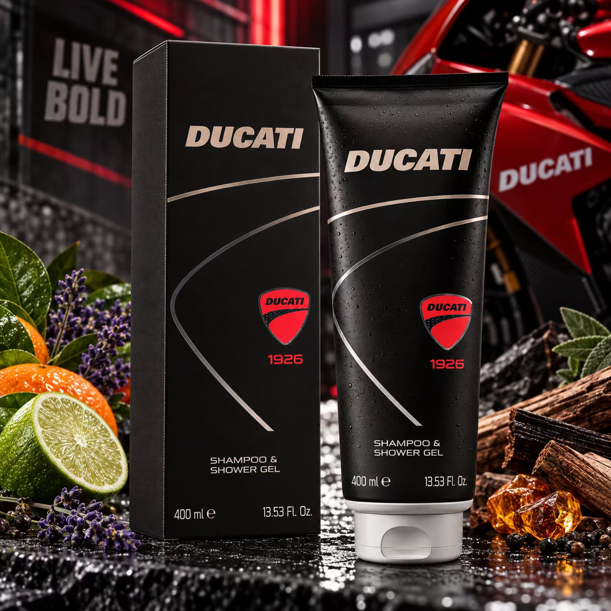 DUCATI 1926 SHAMPOO & SHOWER GEL 2in1 400ml