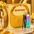 DEBORAH MILANO X O BAG COFANETTO -  Mascara 24 Ore Instant Maxi Volume 12ml + Struccante Bifasico Dermolab 50 ml + Matita Occhi 24 Ore (Tonalità n. 251 Nero) 1,5g+ Mini O Bag