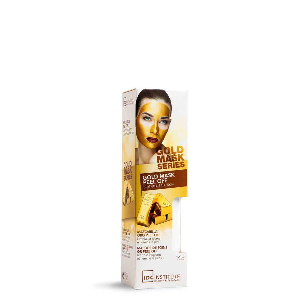 IDC - GOLD MASK SERIES | MASCHERA VISO PEEL-OFF CREMA ORO - Pulisce i pori ed illumina la pelle