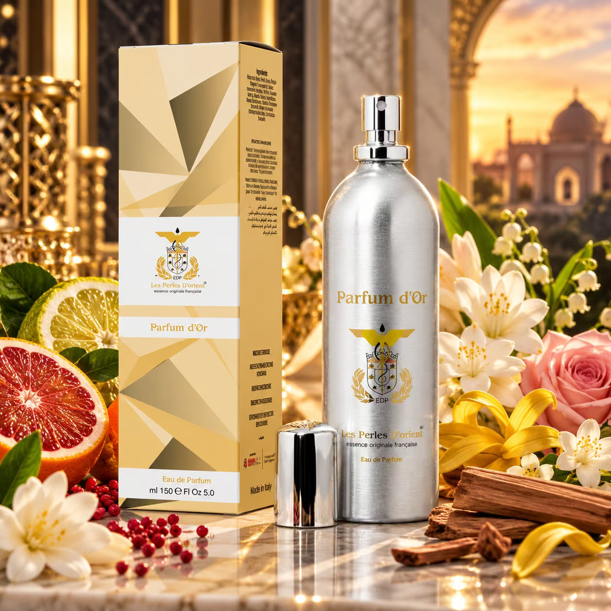 LES PERLES D’ORIENT- Parfum d'or 150 ML Edp Spray