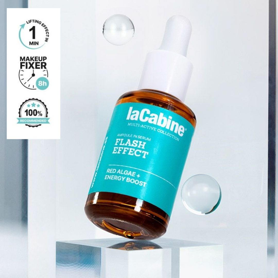 LACABINE SIERO VISO FLASH EFFECT | Effetto Lifting in 1 minuto - Elimina Stanchezza e Imperfezioni