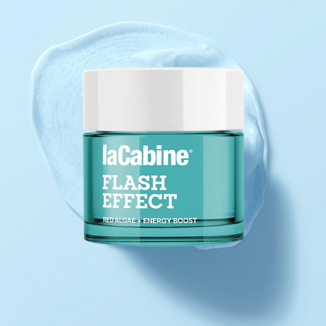 LACABINE CREMA GEL VISO FLASH EFFECT | Effetto Lifting Immediato - con Alghe Rosse ad Azione Rassodante e un Booster Energetico
