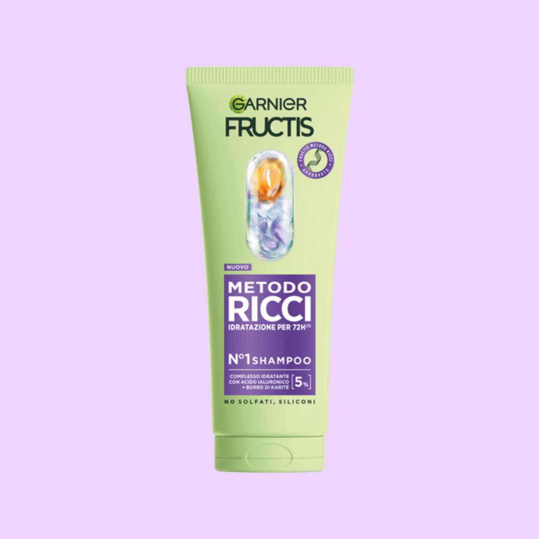 FRUCTIS METODO RICCI - Shampoo per idratare e detergere il riccio