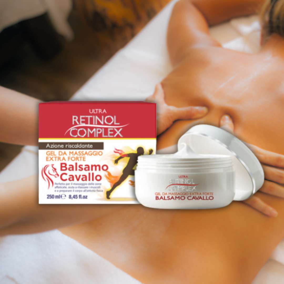 GEL CORPO DA MASSAGGIO EXTRA FORTE - Balsamo Cavallo | Azione Riscaldante