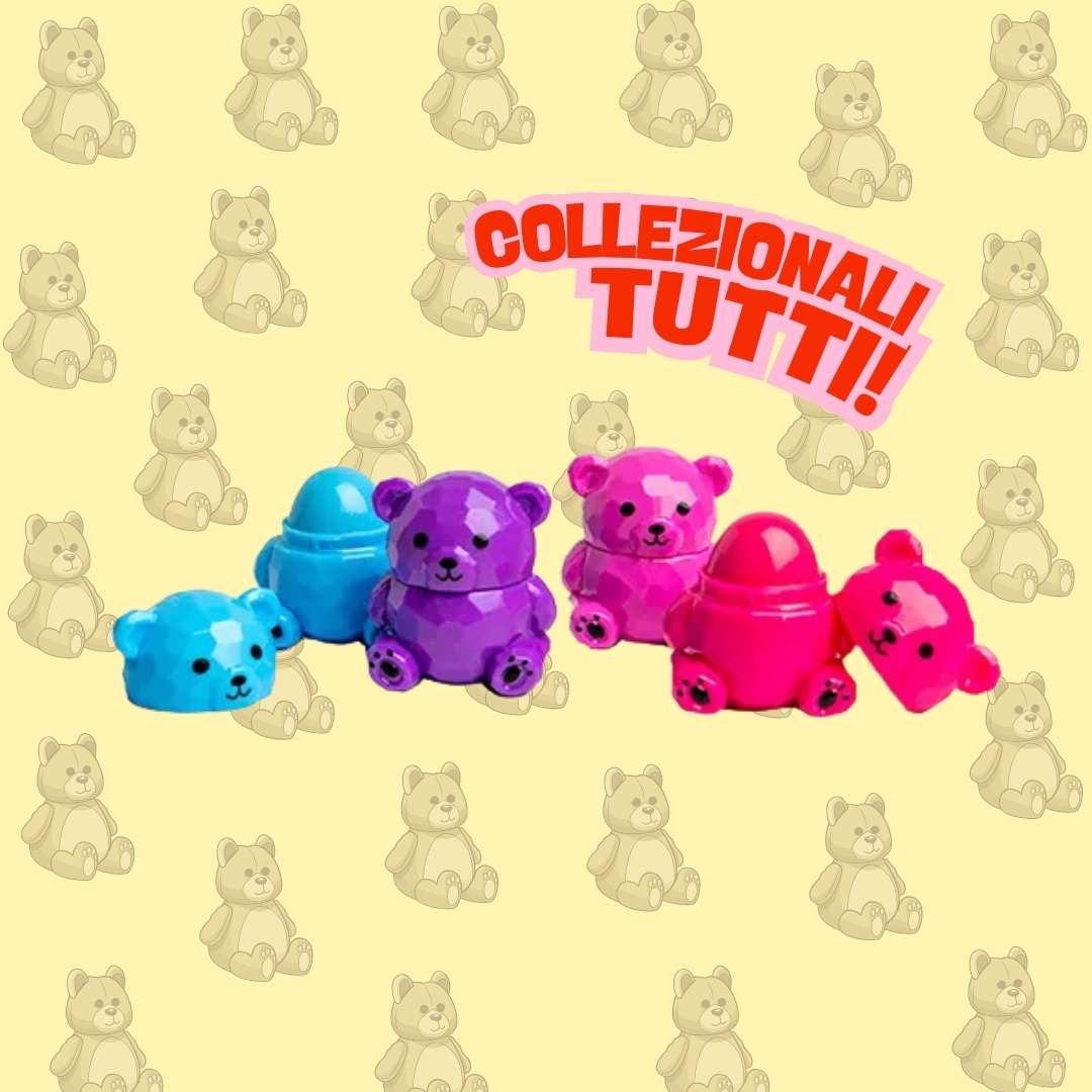 TEDDY BEAR LIP BALM - Balsamo Labbra Orsetti