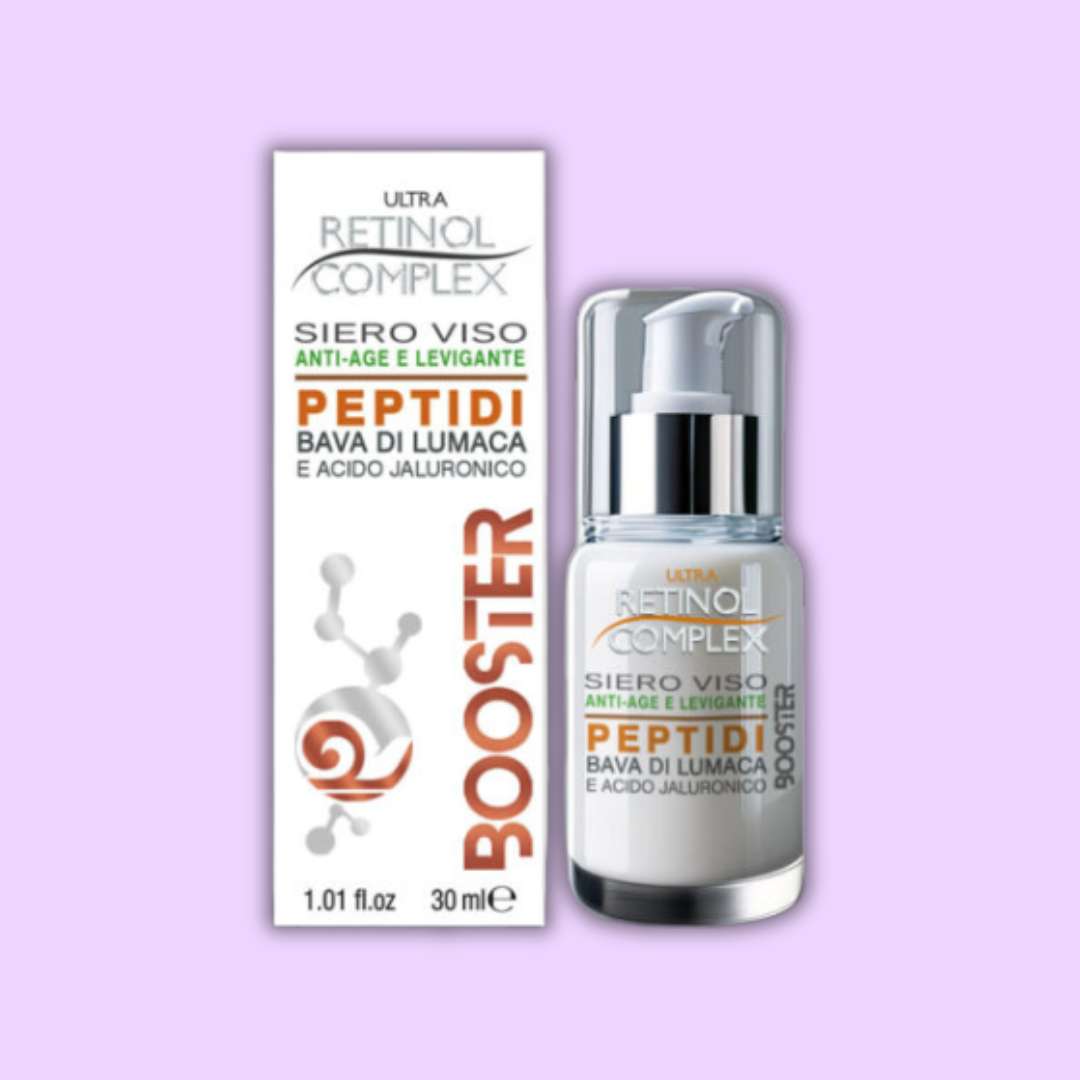 BOOSTER PEPTIDI E BAVA DI LUMACA - Siero Viso Anti-Age & Levigante