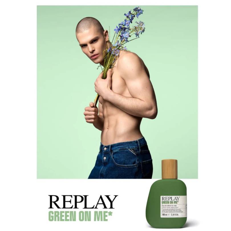 REPLAY GREEN ON ME - Eau de Toilette Uomo 100ML