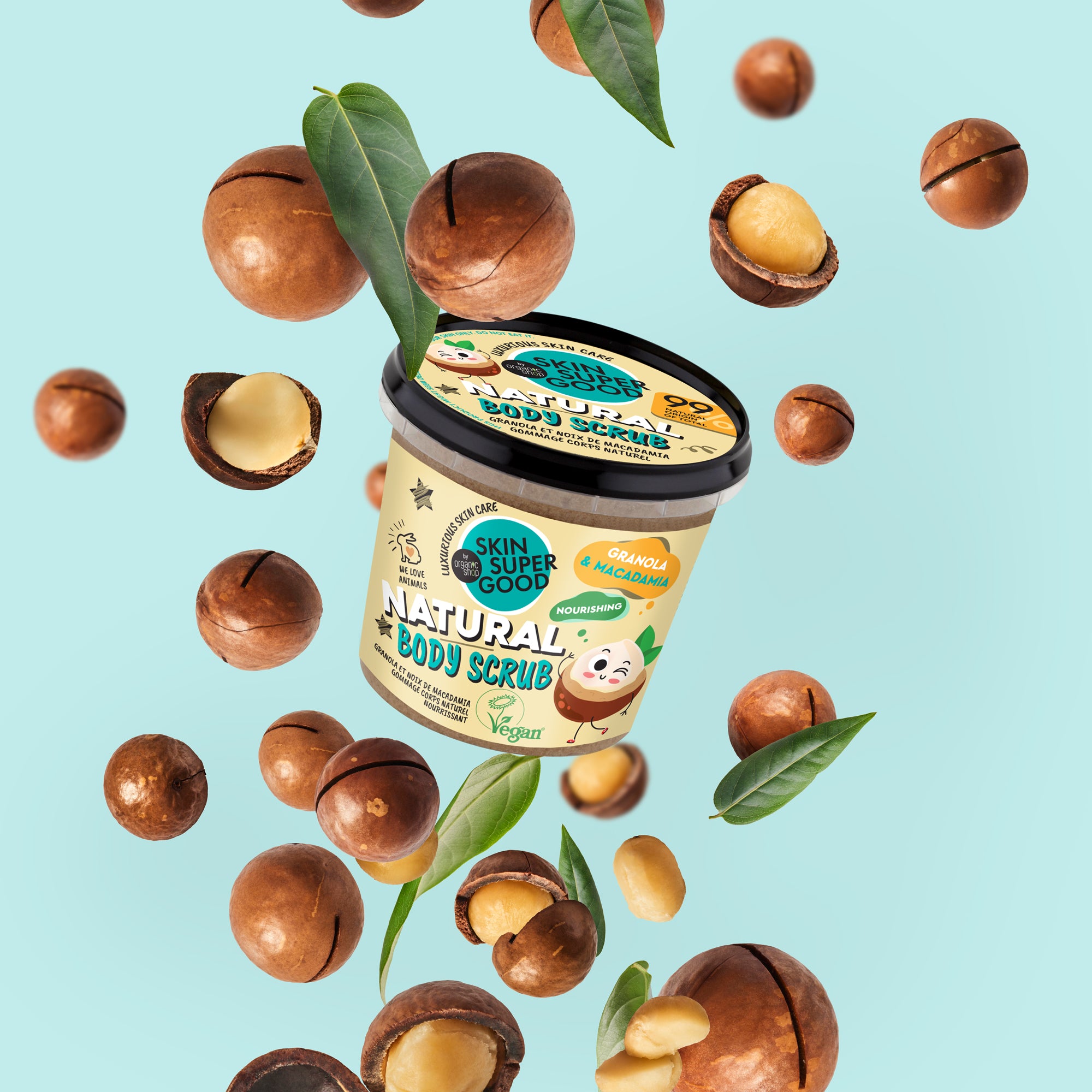 SKIN SUPER GOOD | SCRUB NATURALE CORPO NUTRIENTE - Granola & Macadamia
